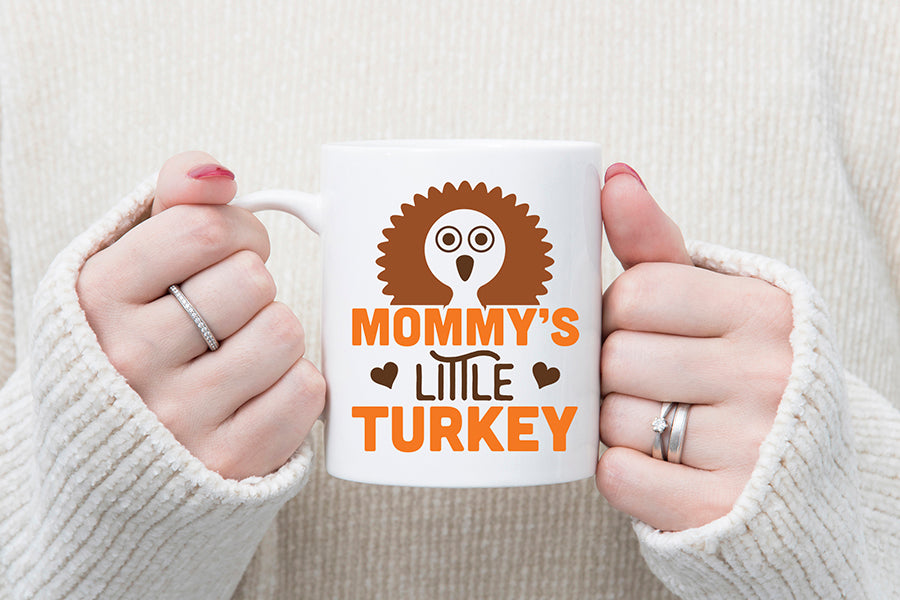 Mommy's Little Turkey SVG