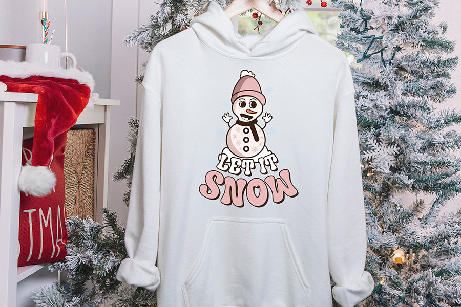 Let It Snow | Groovy Christmas Sublimation