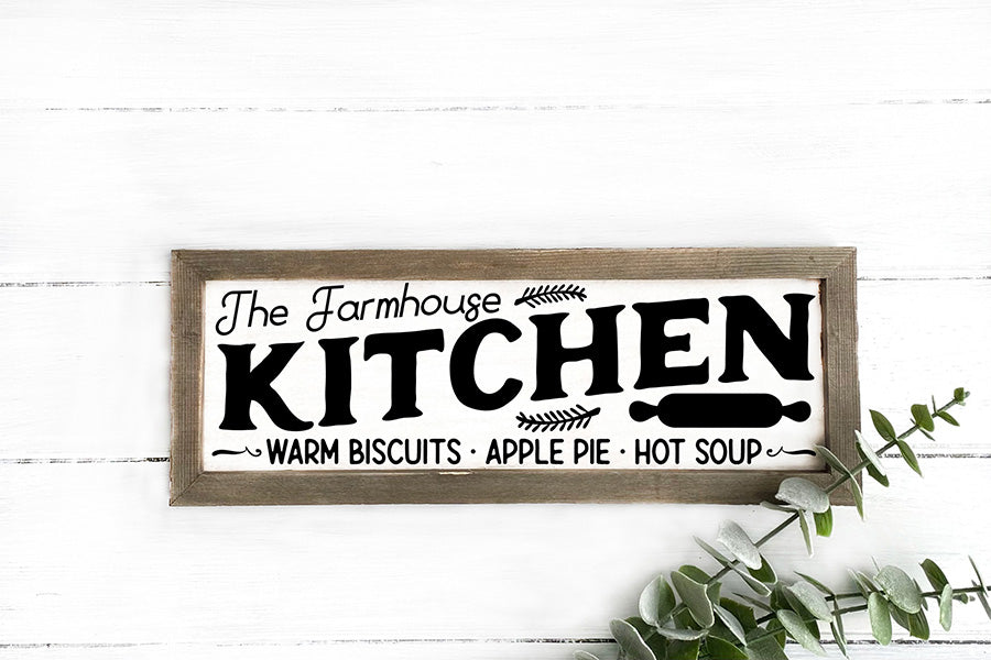 Farmhouse Kitchen | Vintage Kitchen Sign SVG