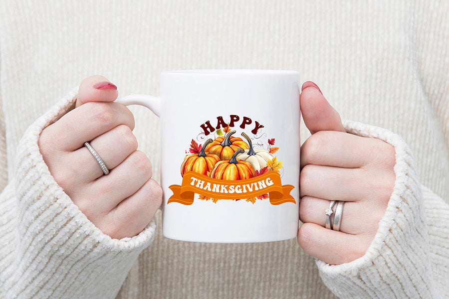 Happy Thanksgiving Sublimation Design