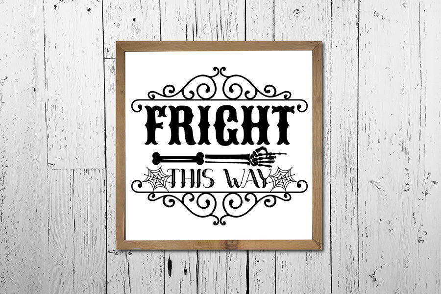 Vintage Halloween SVG | Fright This Way SVG