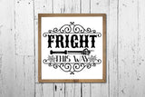 Vintage Halloween SVG | Fright This Way SVG