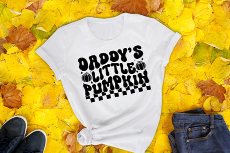 Daddy's Little Pumpkin | Retro Fall SVG