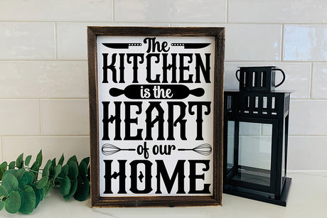 Vinage Kitchen is the Heart of Our Home SVG Design