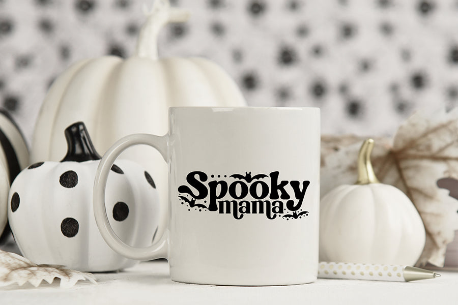 Spooky Mama SVG - Retro Halloween SVG