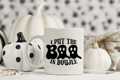 I Put the Boo in Boujee | Retro Halloween SVG