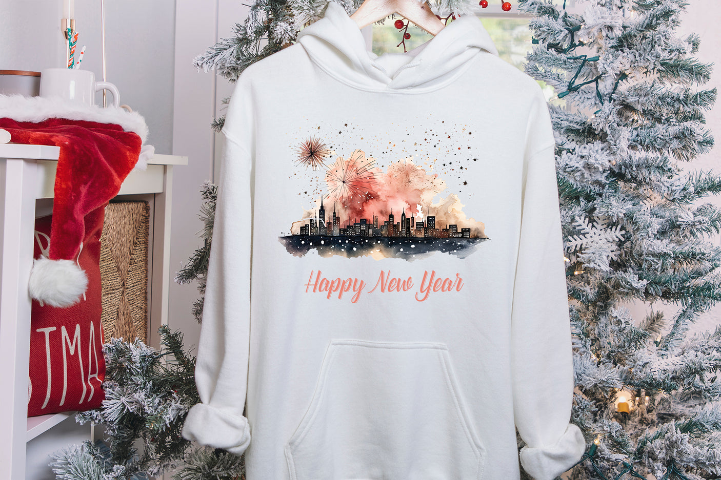 Happy New Year Sublimation Design