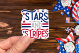 4th of July Sticker | Stars and Stripes