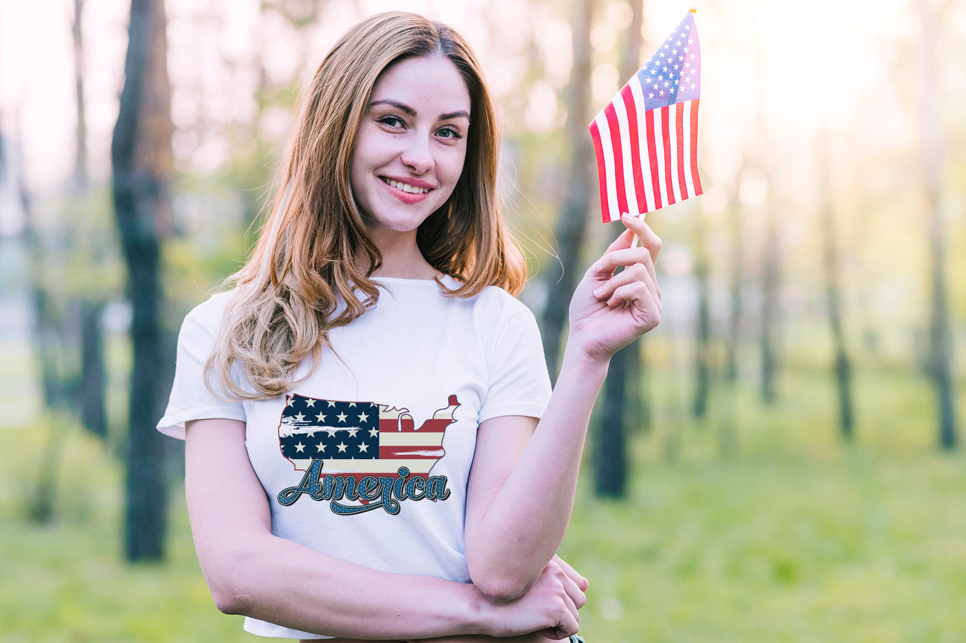 Retro 4th of July Sublimation | America PNG