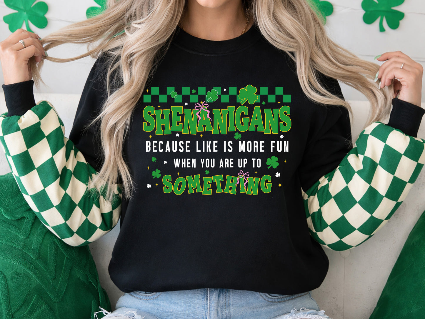 Preppy St Patrick's Day Sublimation Transfer