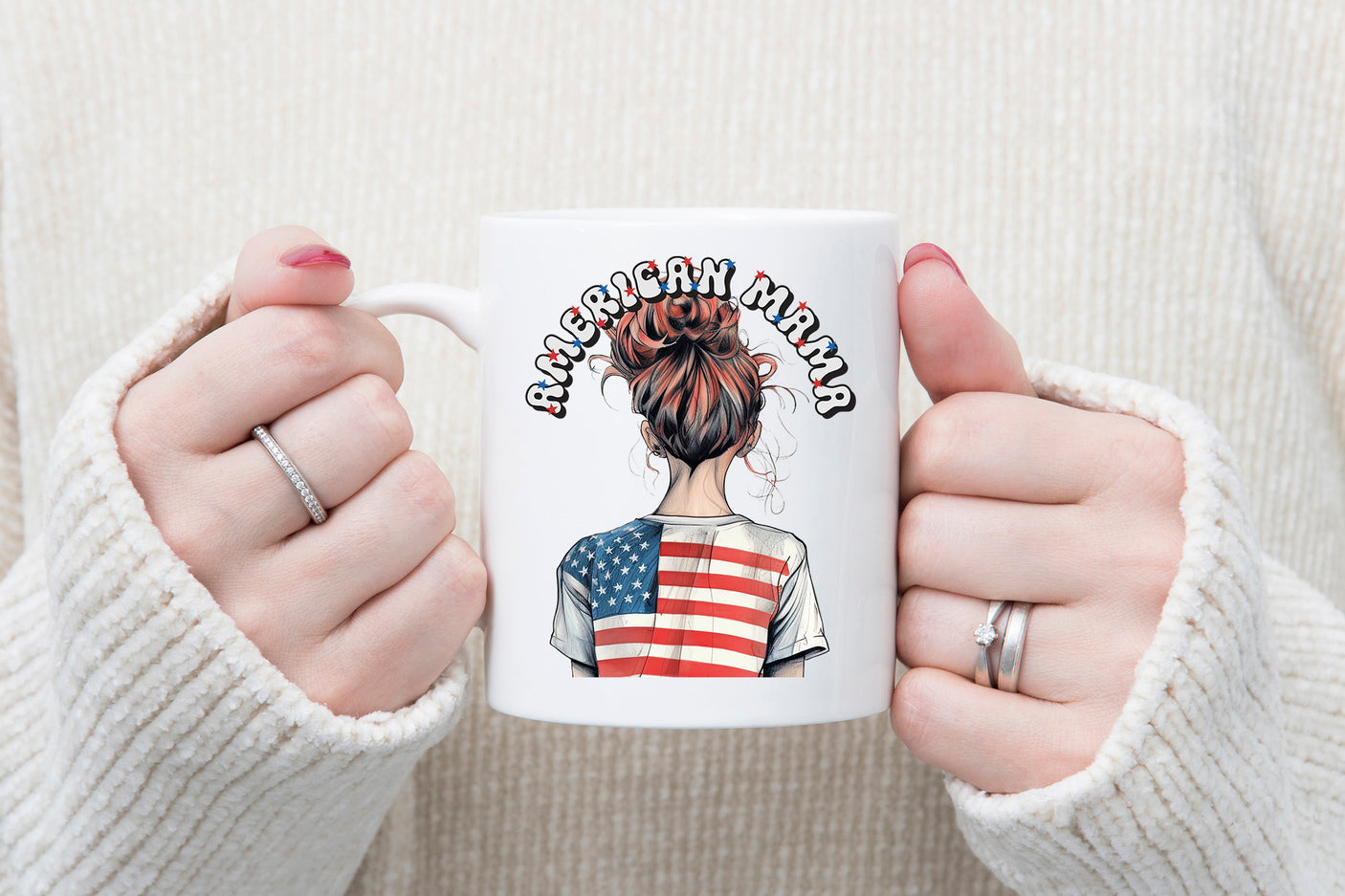4th of July Sublimation Design | American Mama