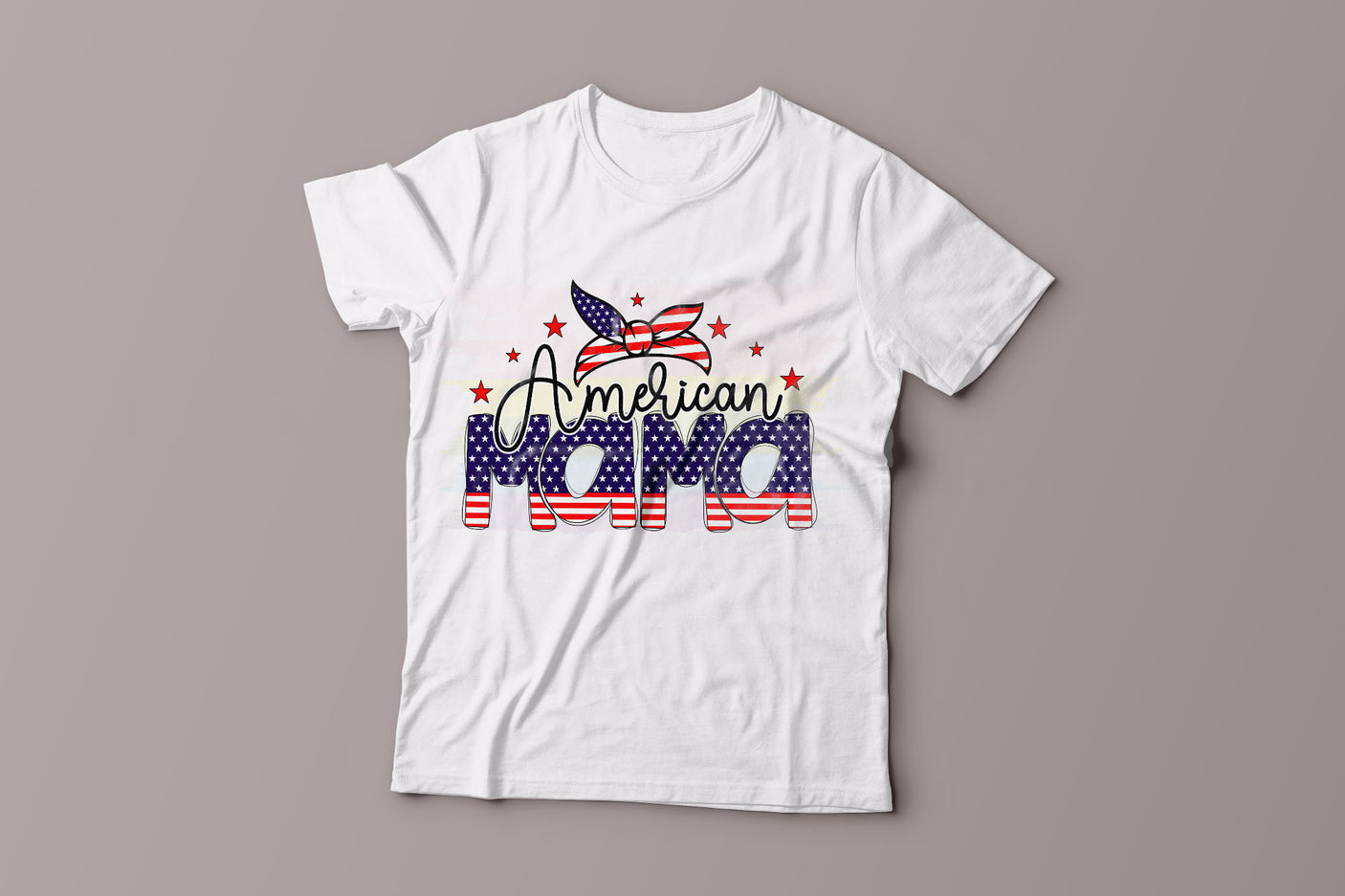 American Mama - Patriotic Sublimation Design
