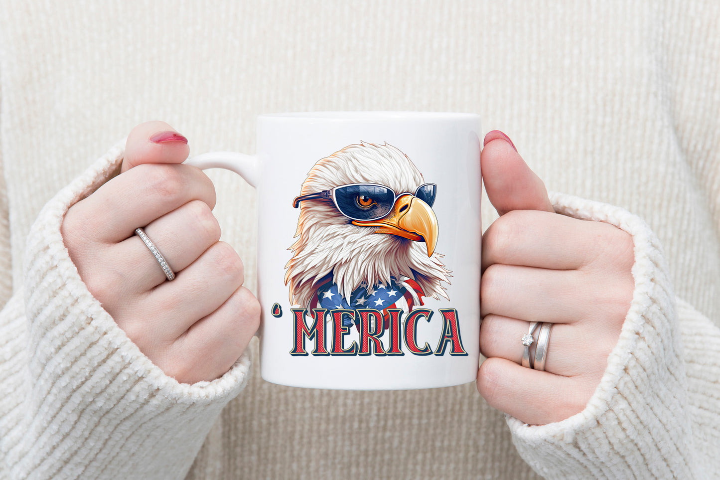 4th of July Sublimation Design - Merica PNG