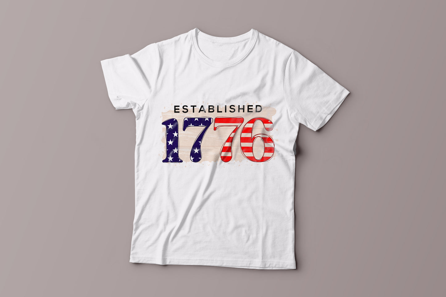 Patriotic Sublimation Design | Established 1776 PNG