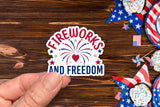 4th of July PNG Sticker - Fireworks & Freedom
