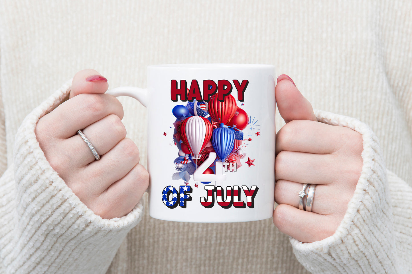 Happy 4th of July PNG Sublimation Design