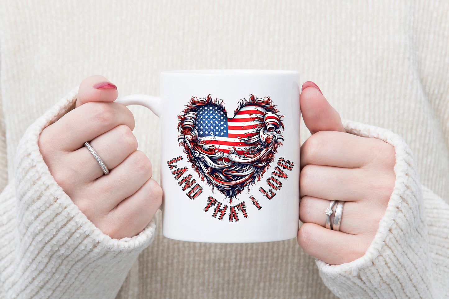 4th of July Sublimation Design |  Land That I Love