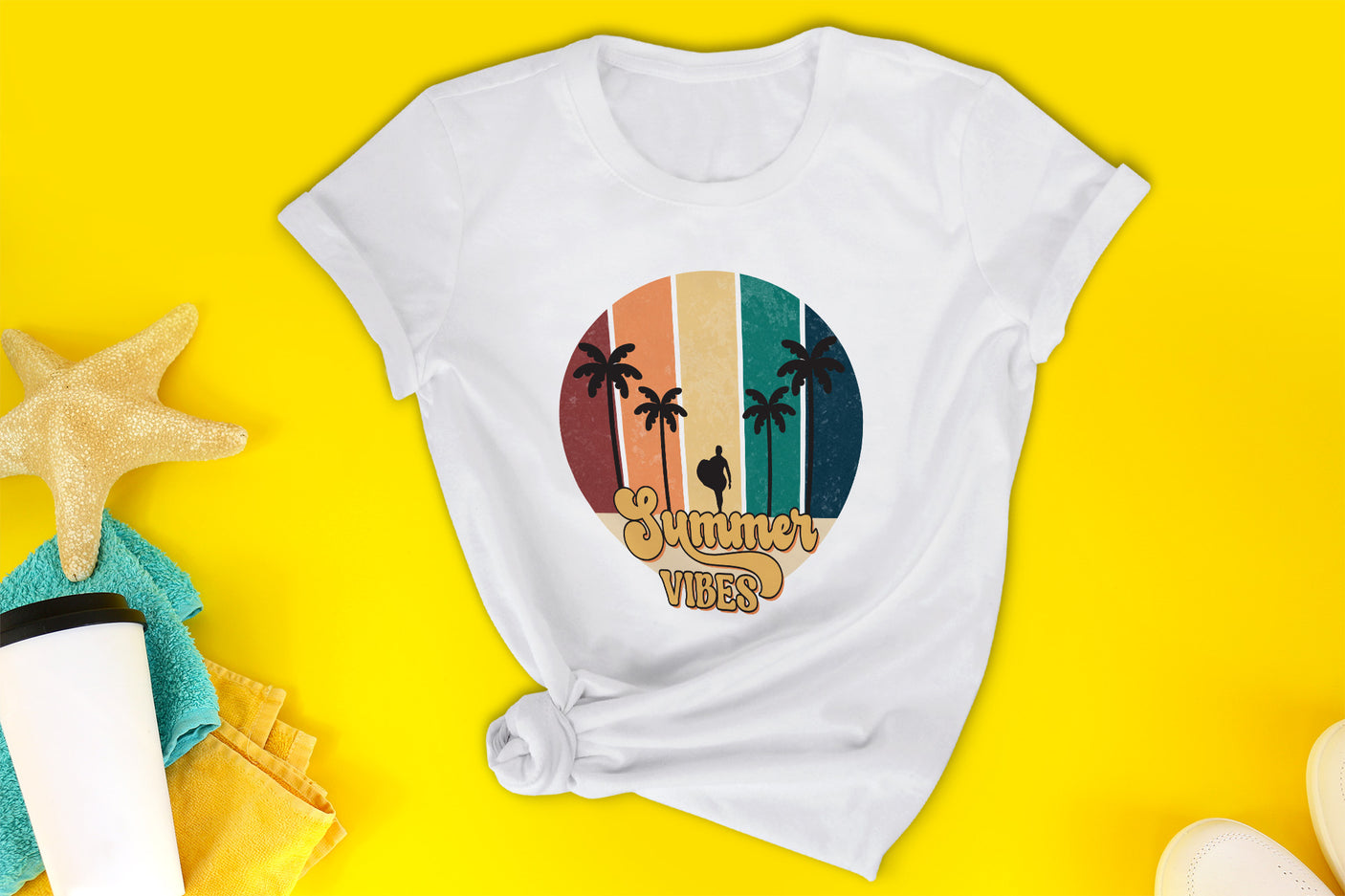Retro Summer Sublimation | Summer Vibes PNG