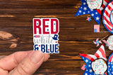 4th of July Sticker | Red White & Blue