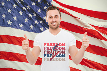 Retro 4th of July Sublimation - Freedom PNG