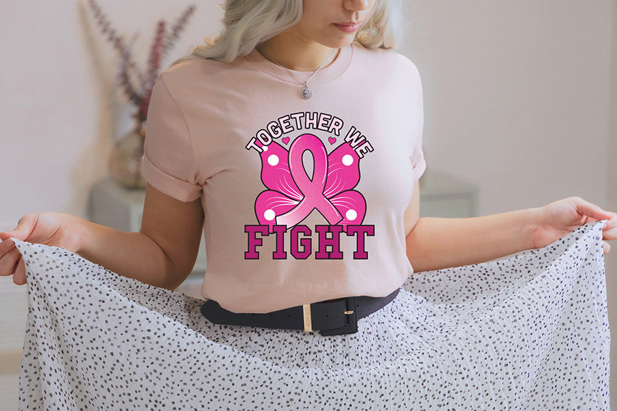 Together We Fight - Breast Cancer PNG