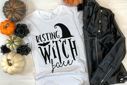 Resting Witch Face - Free Halloween SVG