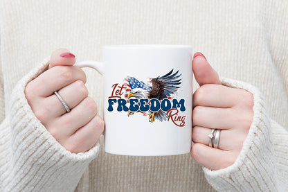 4th of July Sublimation - Let Freedom Ring PNG