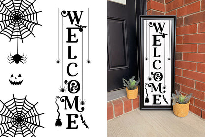 Halloween Porch Sign SVG | Welcome SVG