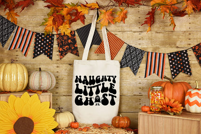 Naughty Little Ghost | Retro Halloween SVG