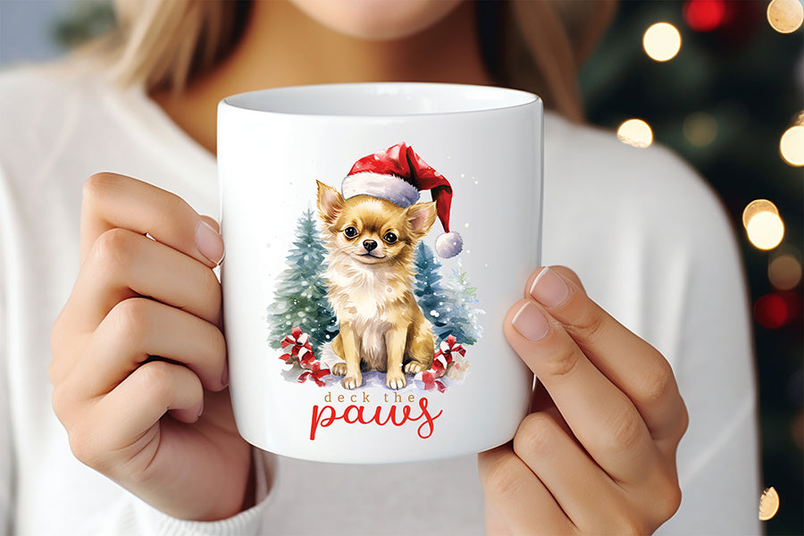 Deck the Paws - Christmas Dog Saying Sublimation