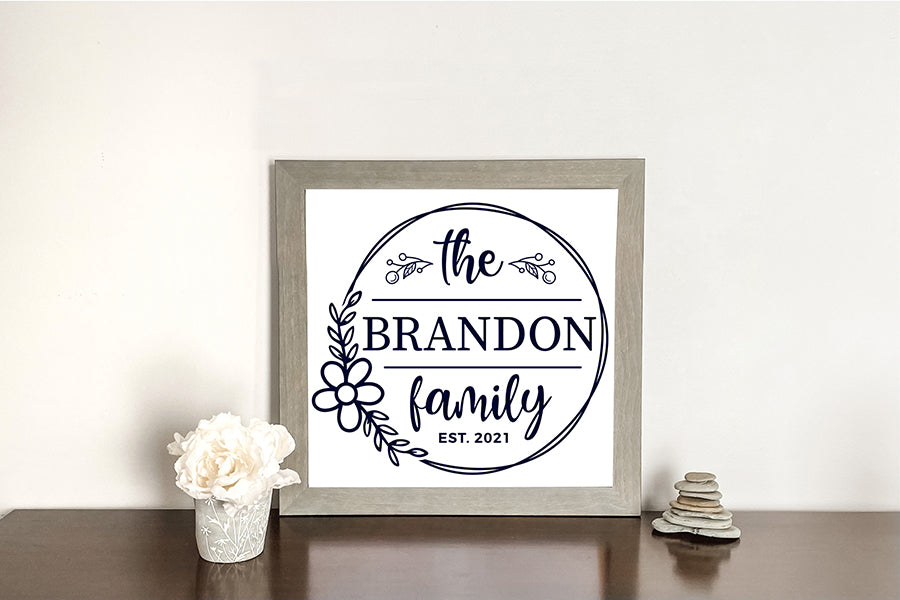 Family Monogram SVG - Monogram SVG