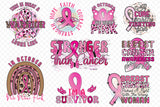 Breast Cancer Awareness Sublimation Bundle Vol.4