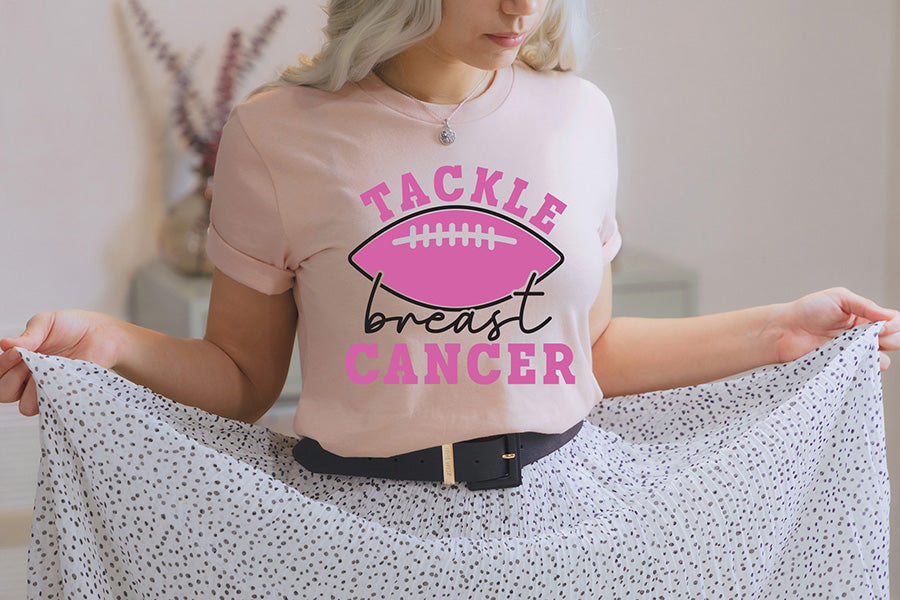 Breast Cancer SVG, Tackle Breast Cancer SVG