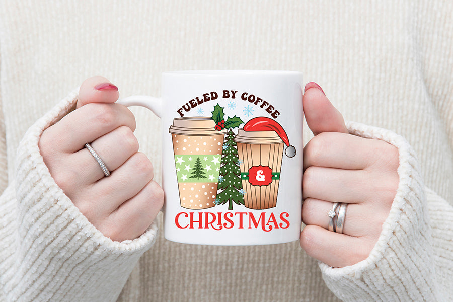 Fueled by Coffee & Christmas Sublimation