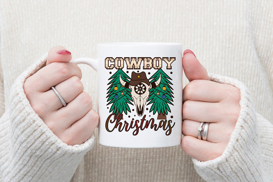 Western Christmas Sublimation - Cowboy Christmas