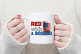 4th of July Sublimation, Red White & Boozed PNG