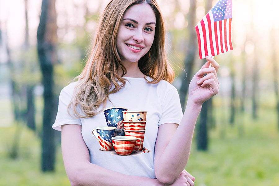 4th of July Coffee Cups Sublimation Bundle