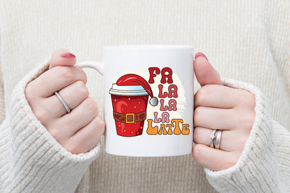 Fa La La La Latte | Christmas Coffee Sublimation