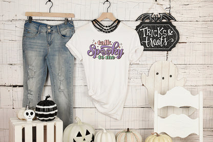 Talk Spooky to Me, Retro Halloween Sublimation