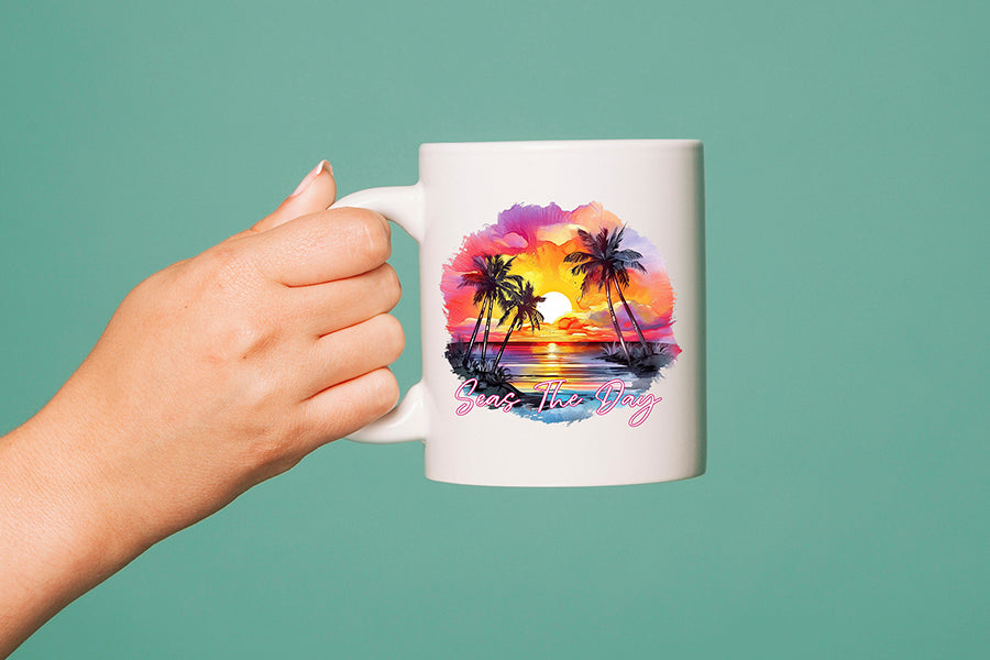 Beach and Summer PNG Sublimation - Seas the Day