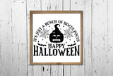 Happy Halloween Vintage Sign SVG Design