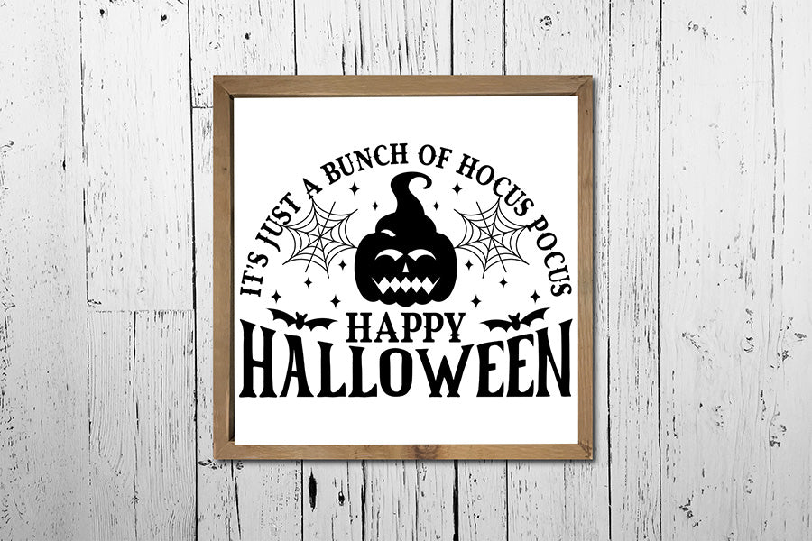 Happy Halloween Vintage Sign SVG Design