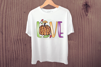 Fall Sublimation Design -  Love PNG