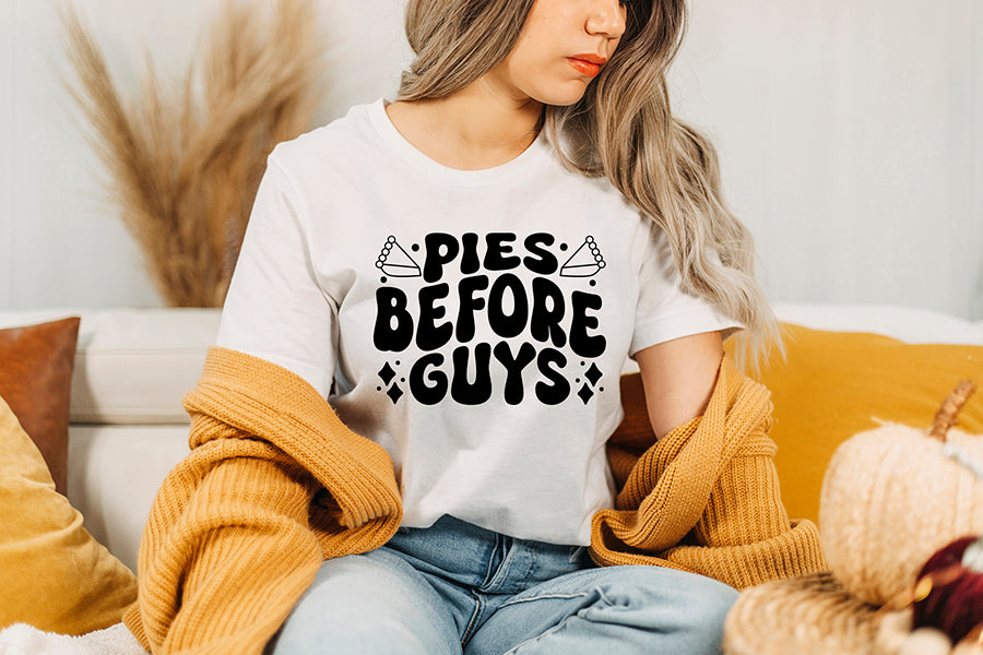 Retro Thanksgiving SVG, Pies Before Guys