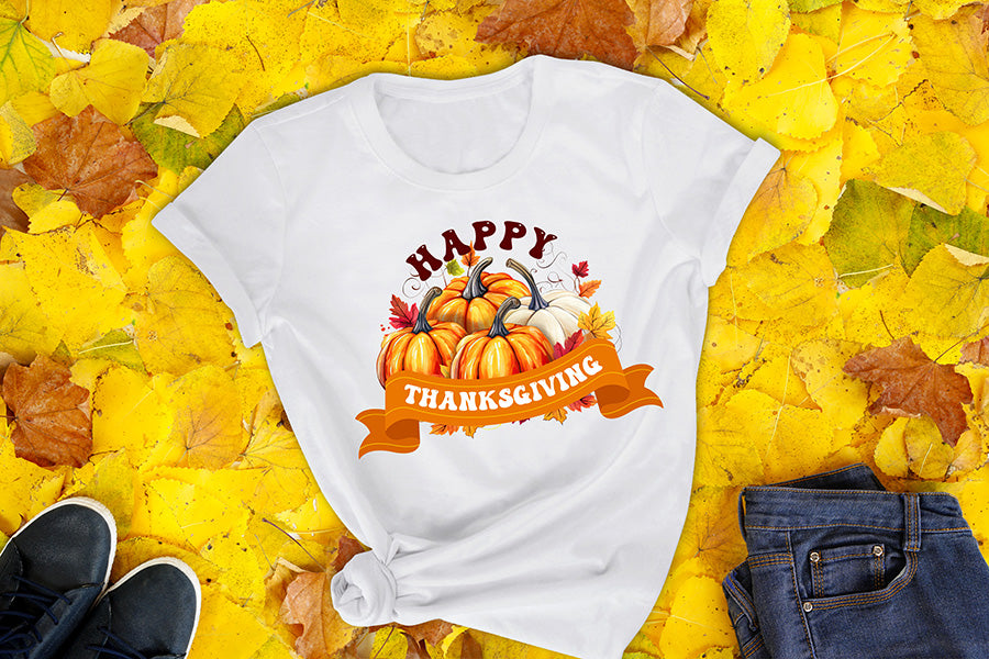 Happy Thanksgiving Sublimation Design