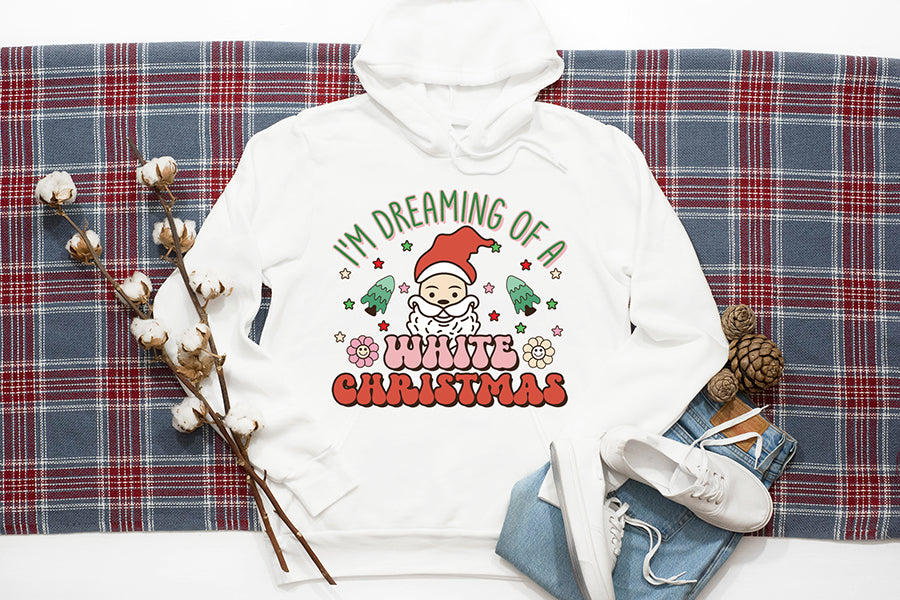 I'm Dreaming of a White Christmas PNG Sublimation