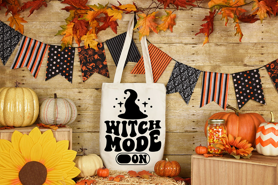 Witch Mode on SVG | Retro Halloween SVG