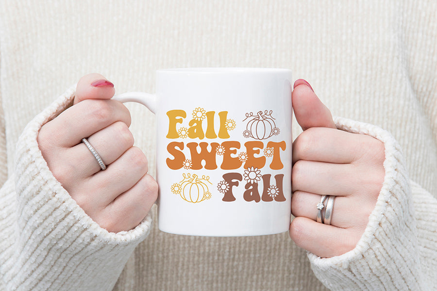 Retro Fall SVG, Fall Sweet Fall SVG