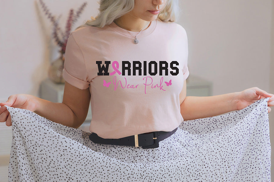 Warriors Wear Pink SVG | Breast Cancer SVG