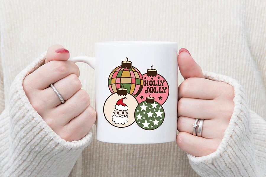 Groovy Christmas Holly Jolly Sublimation